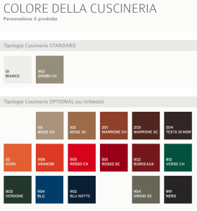 colore cuscineria