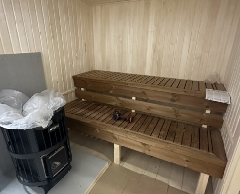 Sauna Cubo interior